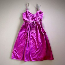 Vintage American Eagle Purple Sundress Fit & Flare Bodice Y2k Midi 6