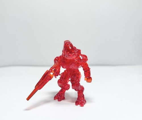 Lot Of 8 Halo Mega Bloks Translucent Purple Covenant Elite Ultra Minifigures