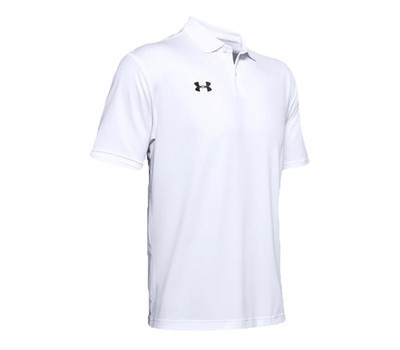 Under Armour UA Performance  Team Golf Polo Medium 1351322  White Color