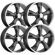 Set Of 4 Vision 142 Legend 5 20x8.5 5x5 -6mm Gunmetal Wheels Rims 20 Inch