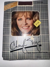 NEW VINTAGE CHERYL TIEGS NICE TOUCH PANTY HOSE SEARS AVERAGE ALL SHEER BURGUNDY