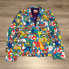 NEW OPPOSUITS Super Mario Women's Multicolor Suit Jacket US 10 EU 40 Colorful