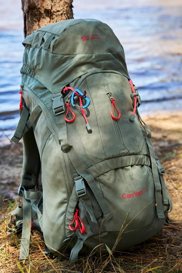 Mountain Warehouse Rucksack with Padded Back Panel Trekking Travel Sports Bag