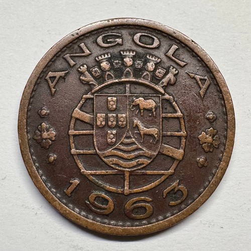 1963 Angola 1 Escudo - Coin #C-070