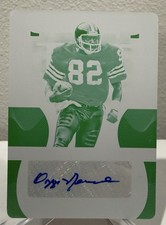 2020 Panini National Treasures Ozzie Newsome Plate Auto 1/1 Cleveland Browns HOF