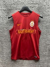 Vintage Y2K Nike Galatasaray Sleeveless Soccer Training Jersey Red Mens M