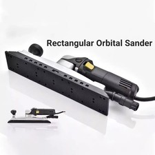 Electric Orbital Long Flat Bed Sander 70mmx 400mm 5mm Orbit Flat Sanding Machine