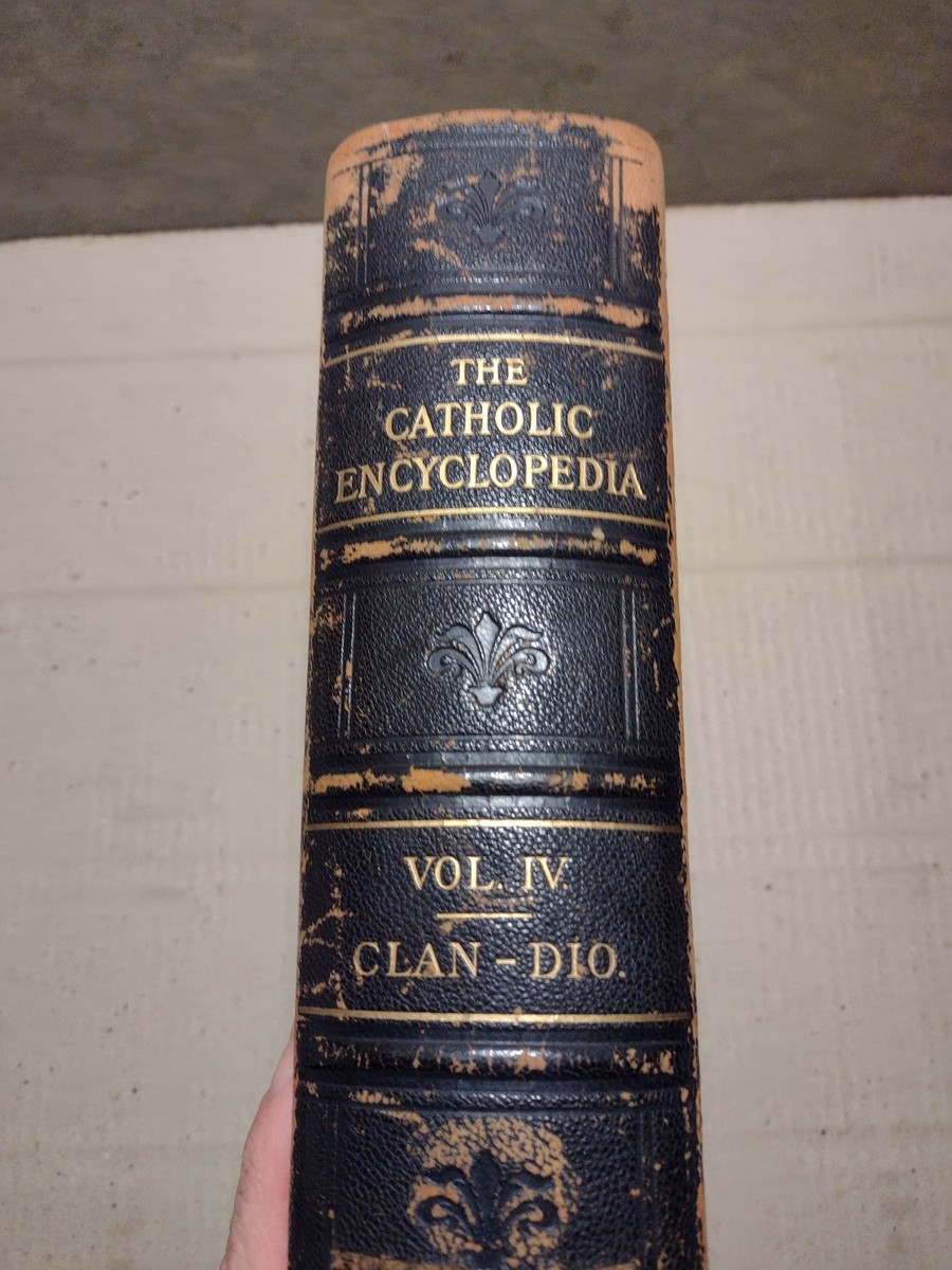 【4冊セット】Classic Novels 洋書 Antique 1908 Books THE CATHOLIC ENCYCLOPEDIA Volumes IV 4 Clan