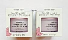 2 Pack Trader Joe’s Watermelon Overnight Face Mask 2 Oz Each New in Box