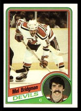 1984-85 Topps Mel Bridgman #84 - New Jersey Devils - NM+