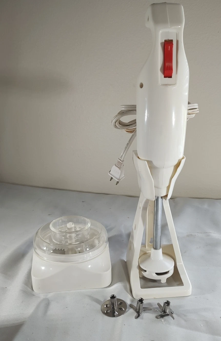 Vintage Immersion: Hand Blender Stand and Accessories Made in Taiwan
Opens in a new window or tab
