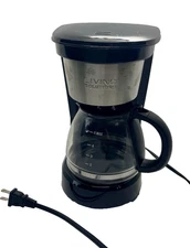 5 Cup Black Coffee Maker Living Solutions, Small Drip Coffee Maker Airbnb Office