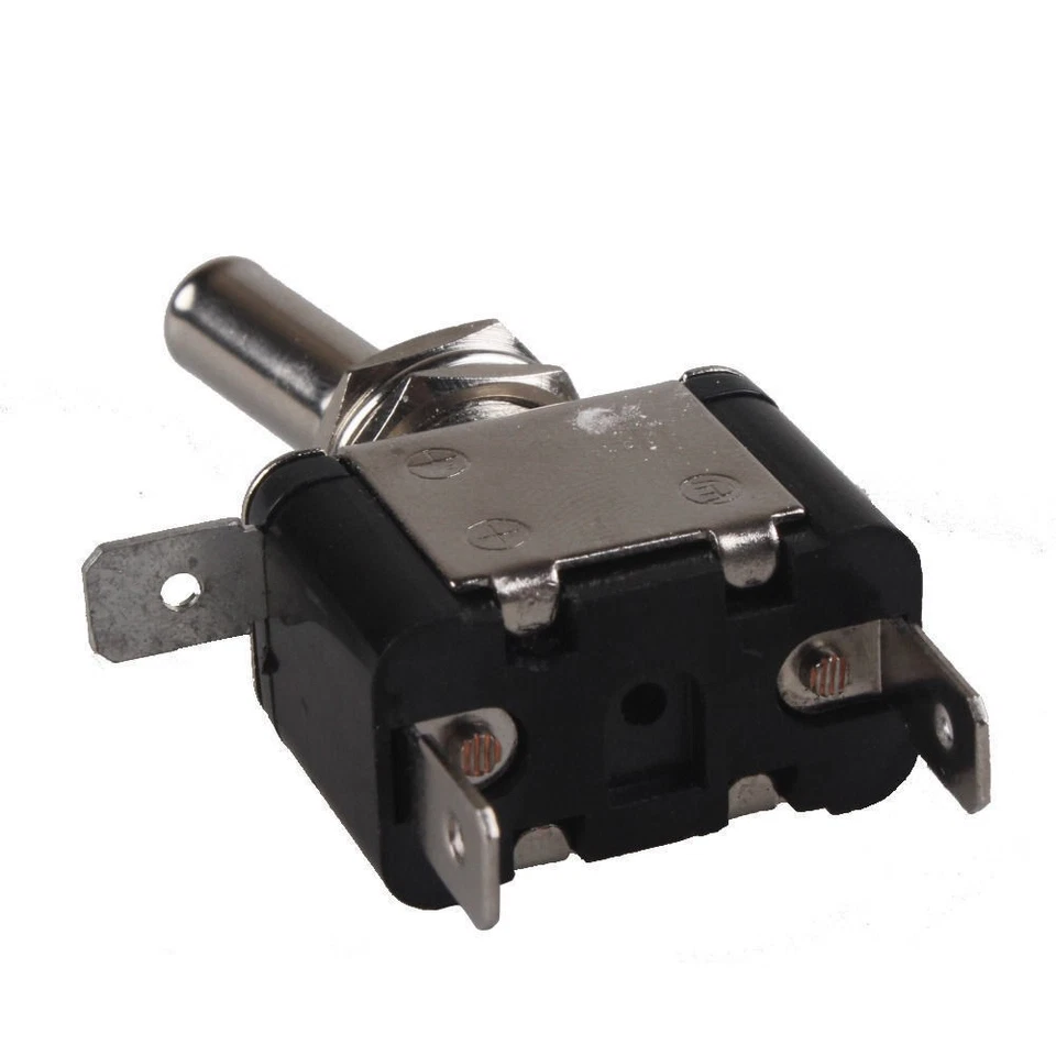 10 Pcs 12V 20A Vehicle Off-Road Rocker Toggle Switch ON OFF With Blue LED Light - Image 3 of 4