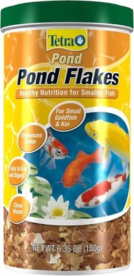 6.35 Oz Tetra Fish Food Flakes Balanced Diet Pond Koi Goldfish, Fast Shipping!!!