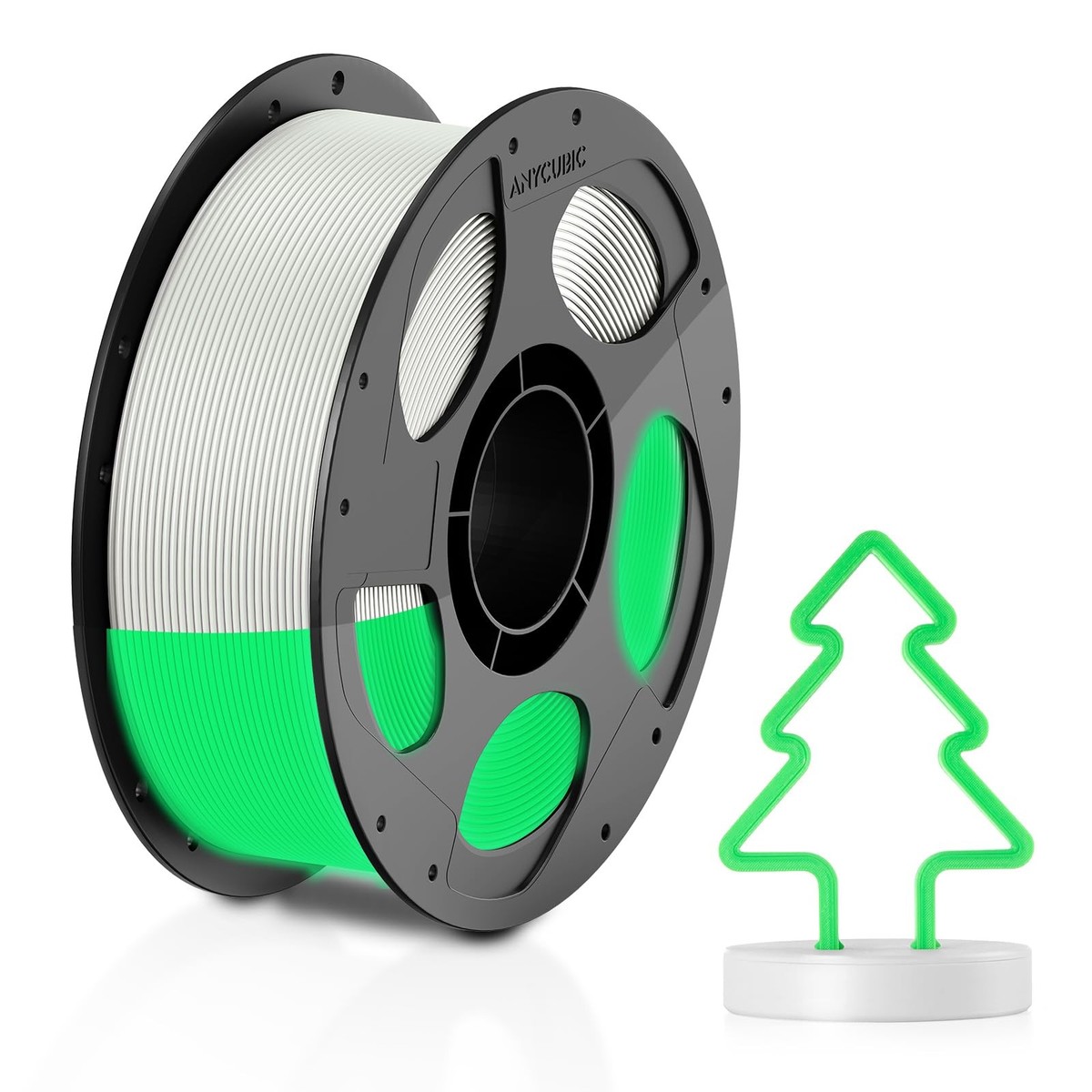 ANYCUBIC PLA 3D Printer Filament, Glow in The Dark, 3D Printing