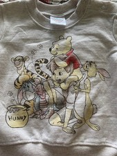 New Disney Baby Winnie the Pooh Pullover Oatmeal 0-3 Months Cotton Blend