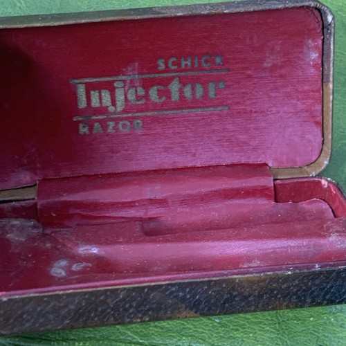 Vintage Early 30’s Bakelite Handle Gold Schick Injector Razor In Box See Pics - Picture 18 of 22