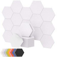 18 Pack High Density Hexagon Acoustic Panels, TONOR 12"x 10"x 0.4" Soundproof...