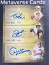 2025 Panini Silhouette Drew Brees Derek Carr Archie Manning Triple Auto 25/25