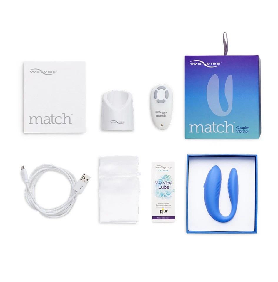 Vibrador We-Vibe Match Parejas Doble Motor Estimulación 10 Niveles de Intensidad/Remoto Foto 2 de 4