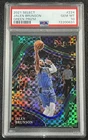 JALEN BRUNSON PSA 10 2021-22 PANINI SELECT #224 GREEN PRIZM COURTSIDE 5/5