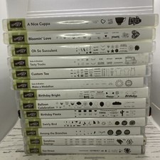 Stampin' Up Rubber Cling Stamp Sets - Many Available You Choose