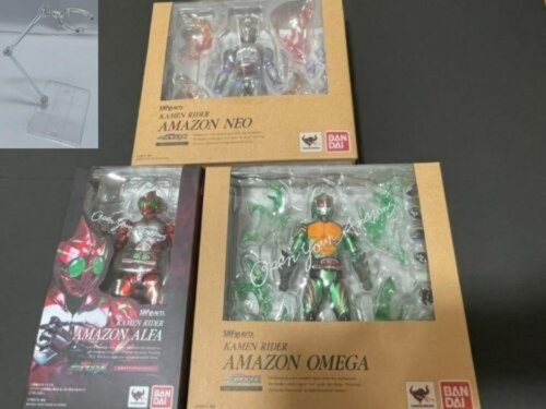 SH Figuarts Kamen Rider Amazon Alpha  2nd & Omega & Neo Set Figure "Excellent" - Picture 1 of 10