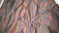 RALPH LAUREN Greycliffe PAISLEY KING BED SKIRT NEVER USED-Free Shipping