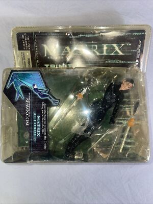2003 McFarlane Matrix Series 2 Trinity Falls Matrix Reloaded Action Figure NEW 