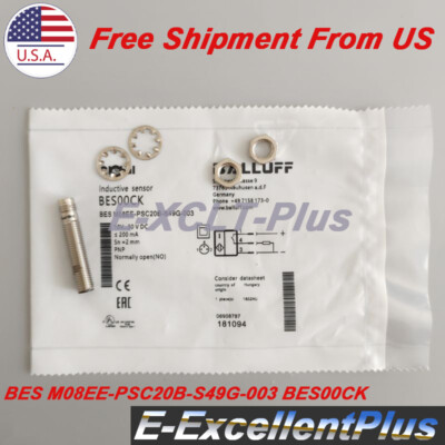 For Balluff BES M08EE-PSC20B-S49G-003 BES00CK Inductive Sensor Switch 3Pin 200mA