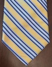 Fumagalli Gold Blue 100 Silk Men  s Neck Tie Made In China