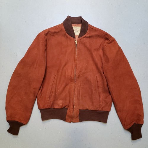 Vtg 50s PENNEYS OUTERWEAR Brown Leather 