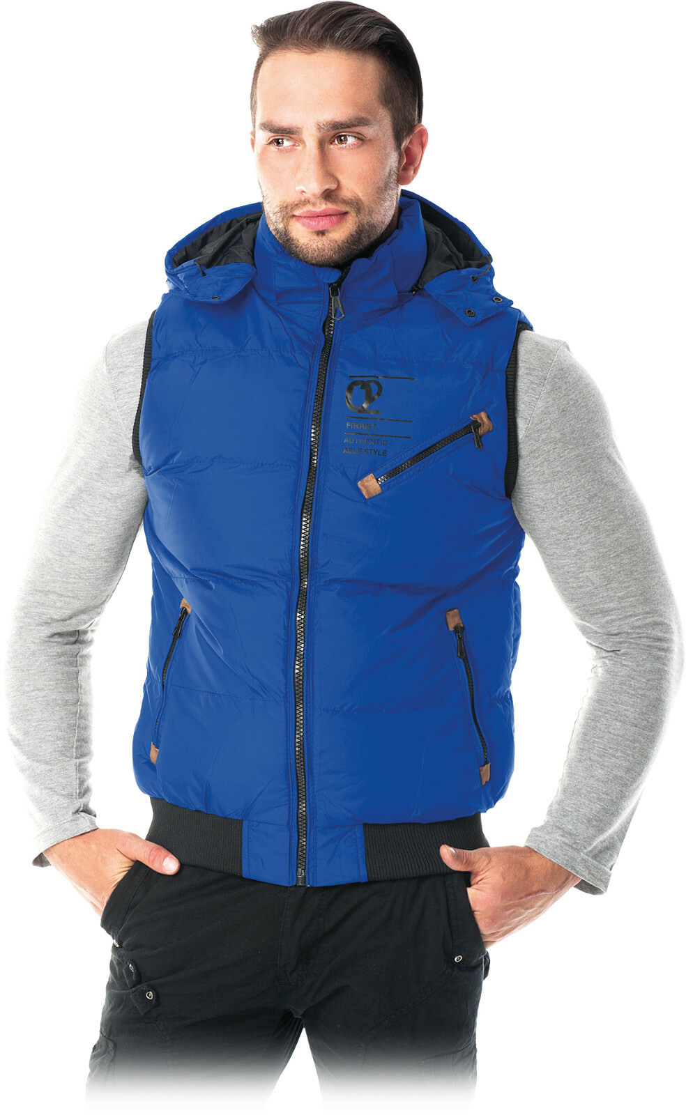 Normani Funktionsweste Herren Winter-Steppweste Talmine Wattierte Winterweste Winddichter Bodywarmer Outdoor Weste S0m2z0ec