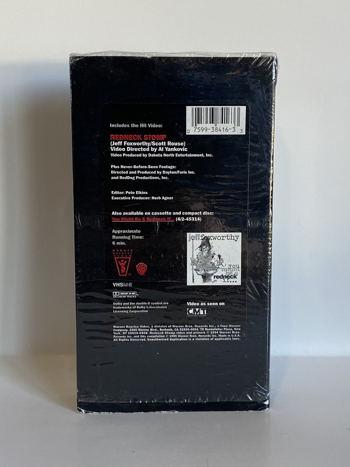 Jeff Foxworthy You Might Be a Redneck If... (VHS, 1995) 75993841633