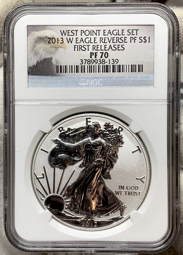2013-W $1 NGC PF70 Reverse Proof American Silver Eagle ||| First Releases