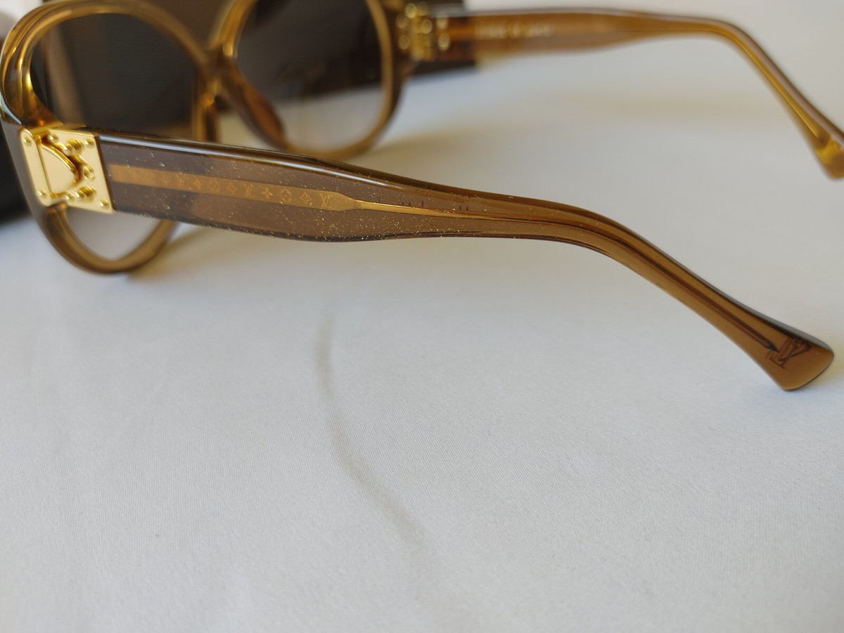 LOUIS VUITTON Sunglasses Z0283E Glitter Brown 60*13 | eBay