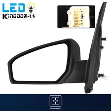 Left Driver Side Mirror for 2007- 2011 2012 Nissan Sentra Rear View Door Mirror