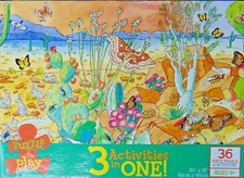 PUZZLE .JIGSAW...3-1...Puzzle and Play...36pc...Sealed.