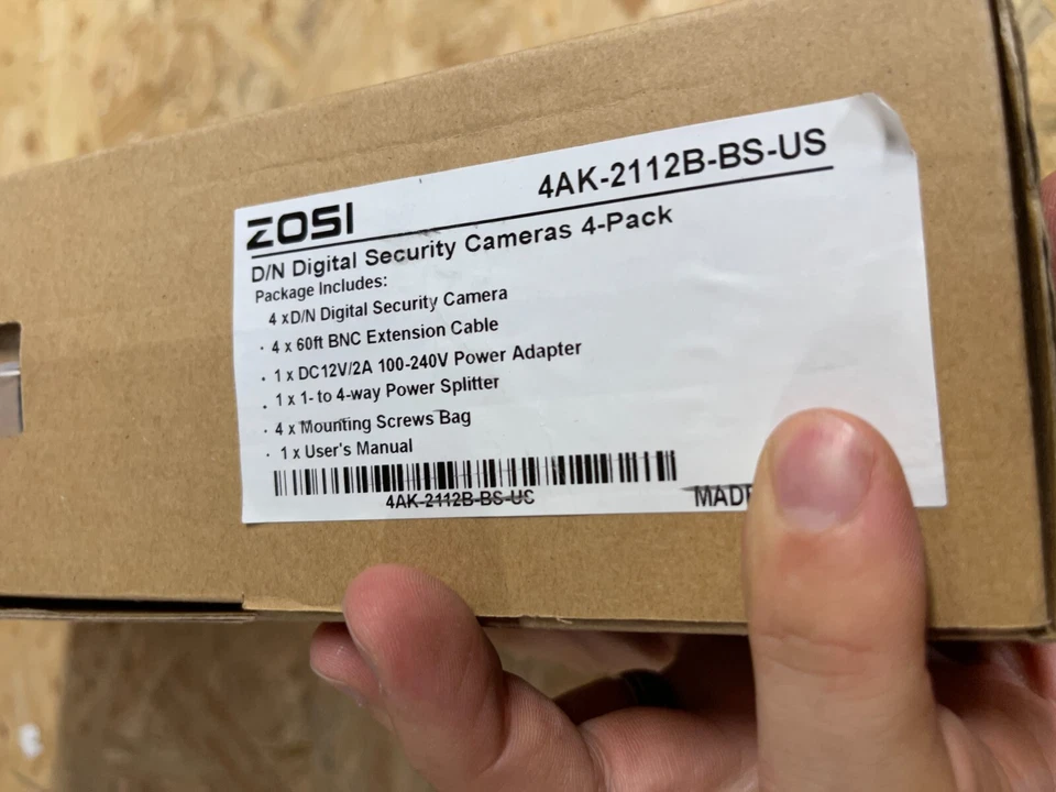 Black Wired 1080P Outdoor Bullet Tvi Security Cameras Compatible With Tvi Dvr - Image 4 of 4