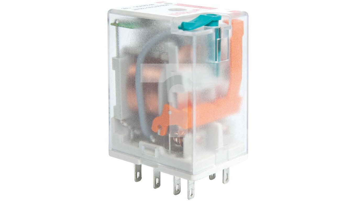 Industrial relay 2P 220V DC AgNi R2N-2012-23-1220-WTLD A00064 /T2UK