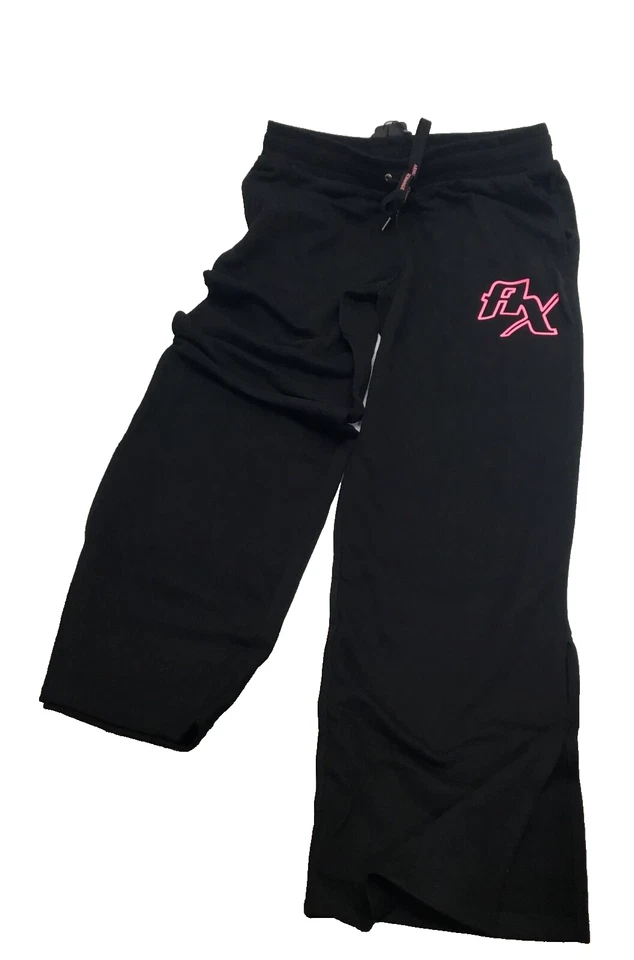 $110 A|X Pantalón Armani Exchange para mujer tiro medio pierna recta, negro, L