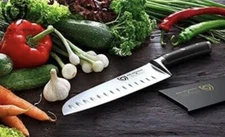 DALSTRONG Santoku Knife 7" Gladiator Series German HC Steel With Sheath No Box