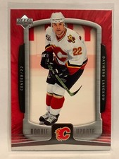 #15 Daymond Langkow Calgary Flames 2005-06 Upper Deck Rookie Update Hockey Card