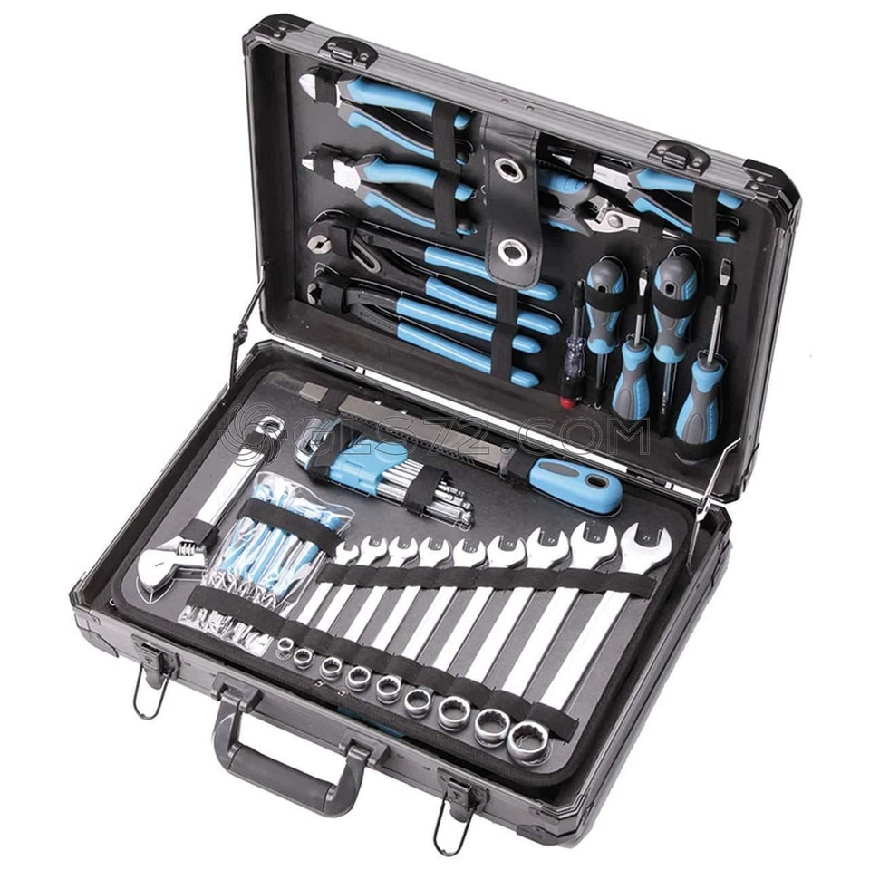 TOOL BOX CASE SET 162 PCS WITH ACCESSORIES TOOLS BAG WORKING FERVI 0105 - Image 2 of 3