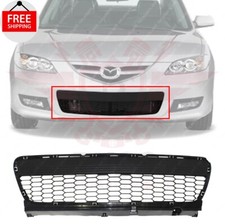 New Front Bumper Grille Textured Black Fits 2007 2008 2009 Mazda 3 Ma1036106