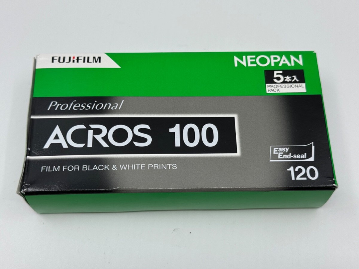 NEW FUJIFILM Neopan Acros 100 120 film 5 pack EXP 2015-2018