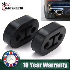 2x Exhaust Mount Bracket Pipe Hanger Shock Absorbent Exhaust Insulator Muffle