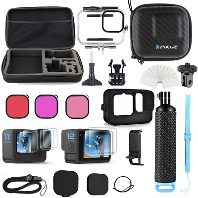 Accessories Kit Large Case Bag Set for Gopro Go pro hero HD 13 12 11 10 9 8 7 6