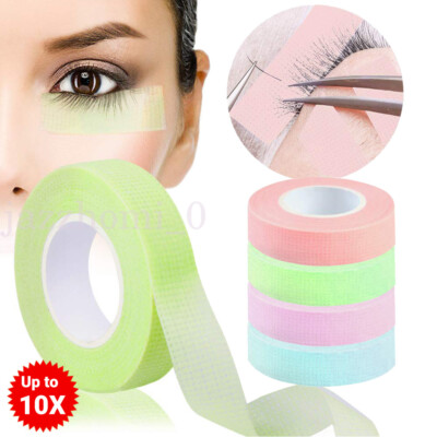 2/5 Wimpernverlängerung Tape unter Augenklappe atmungsaktiv Rolle Wimpernstoff leicht reißen