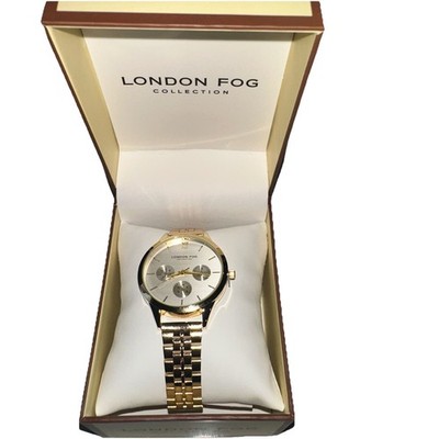 London Fog Westminster Gold Watch Women s New In Box